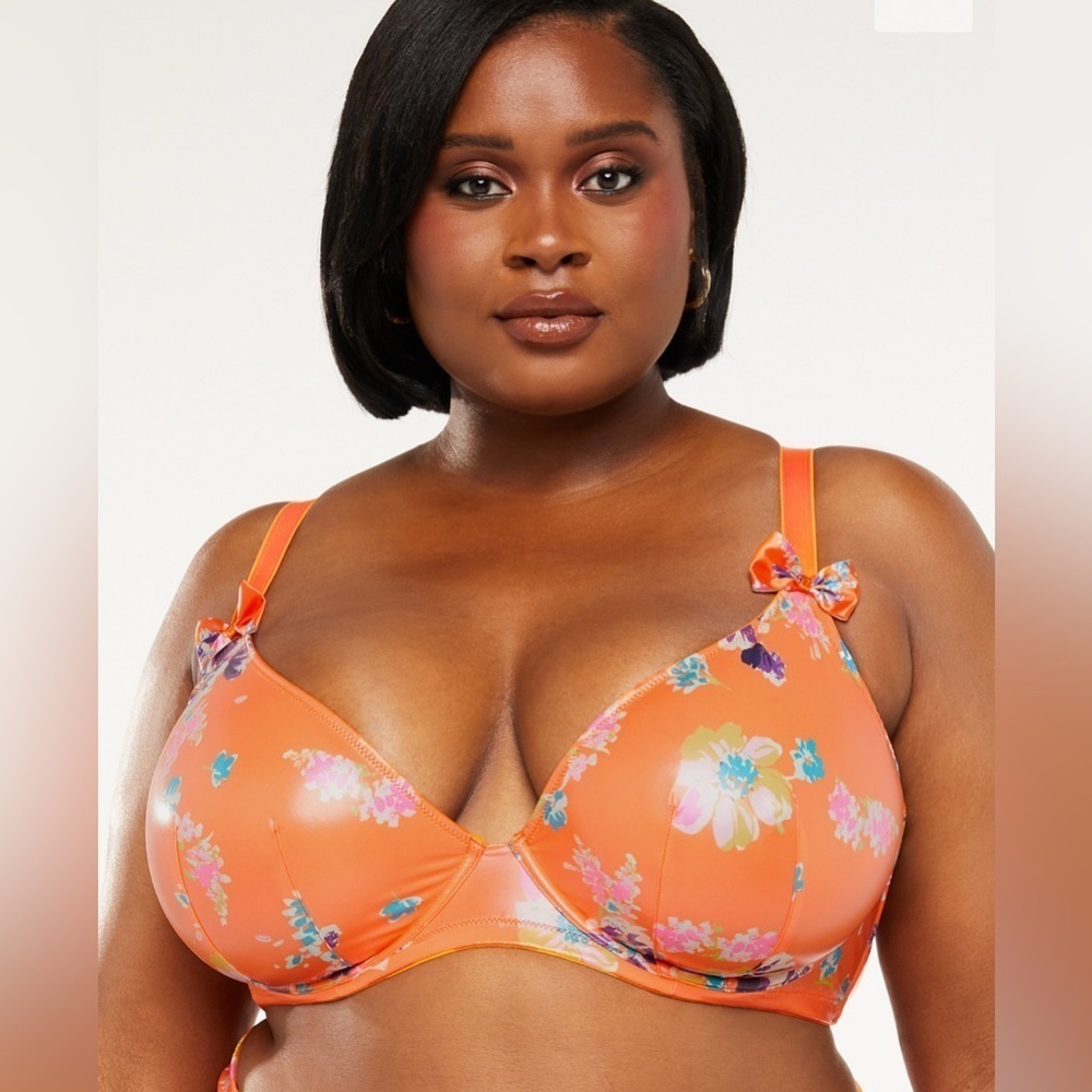 Savage x fenty NIGHT BLOOMS UNLINED DEMI BRA 38H